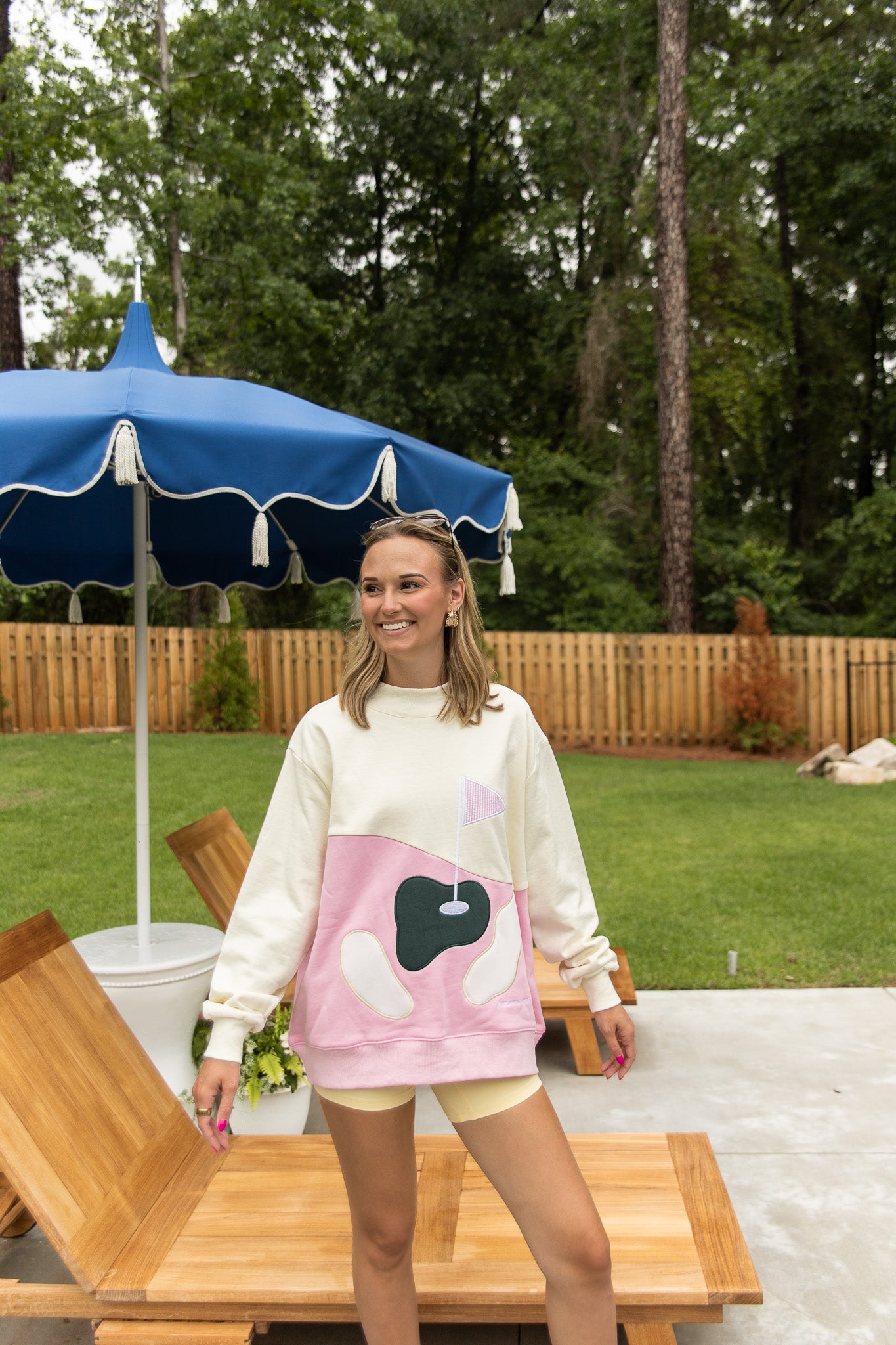Golfing On the Green Mock Neck