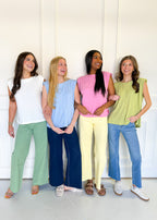 Callie Center Seam Sleeveless Top