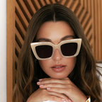 Portofino Acetate Oversized Cat Eye Glasses