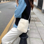 Faux Fur Crossbody Bag
