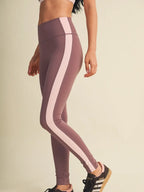 Side Contrast Block Legging