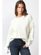 Karli Fringe Knit Sweater