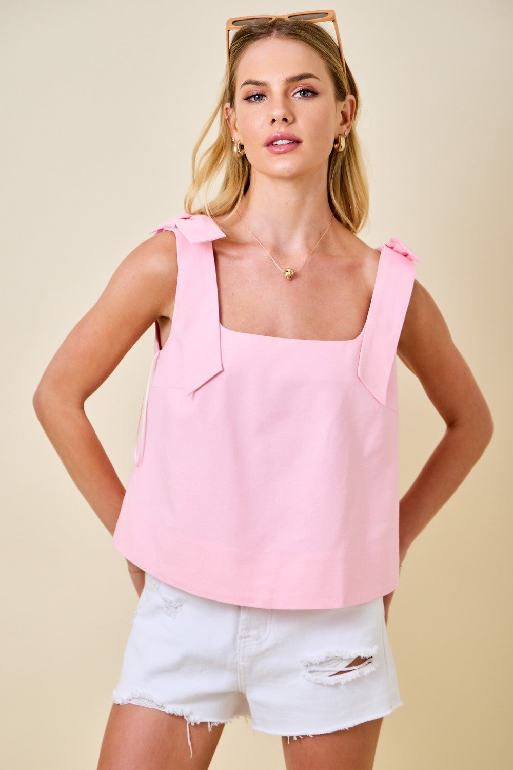 Sara Square-Neck Top