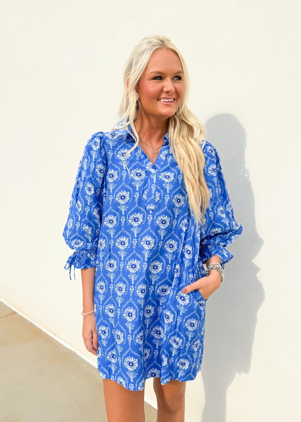 Naomi Relaxed Sleeve Mini Dress