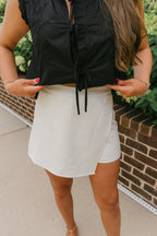 Kyleigh Wrap Mini Skort