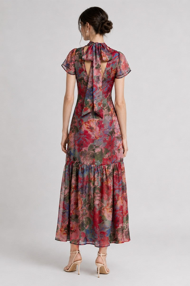 Petal Floral Maxi Dress