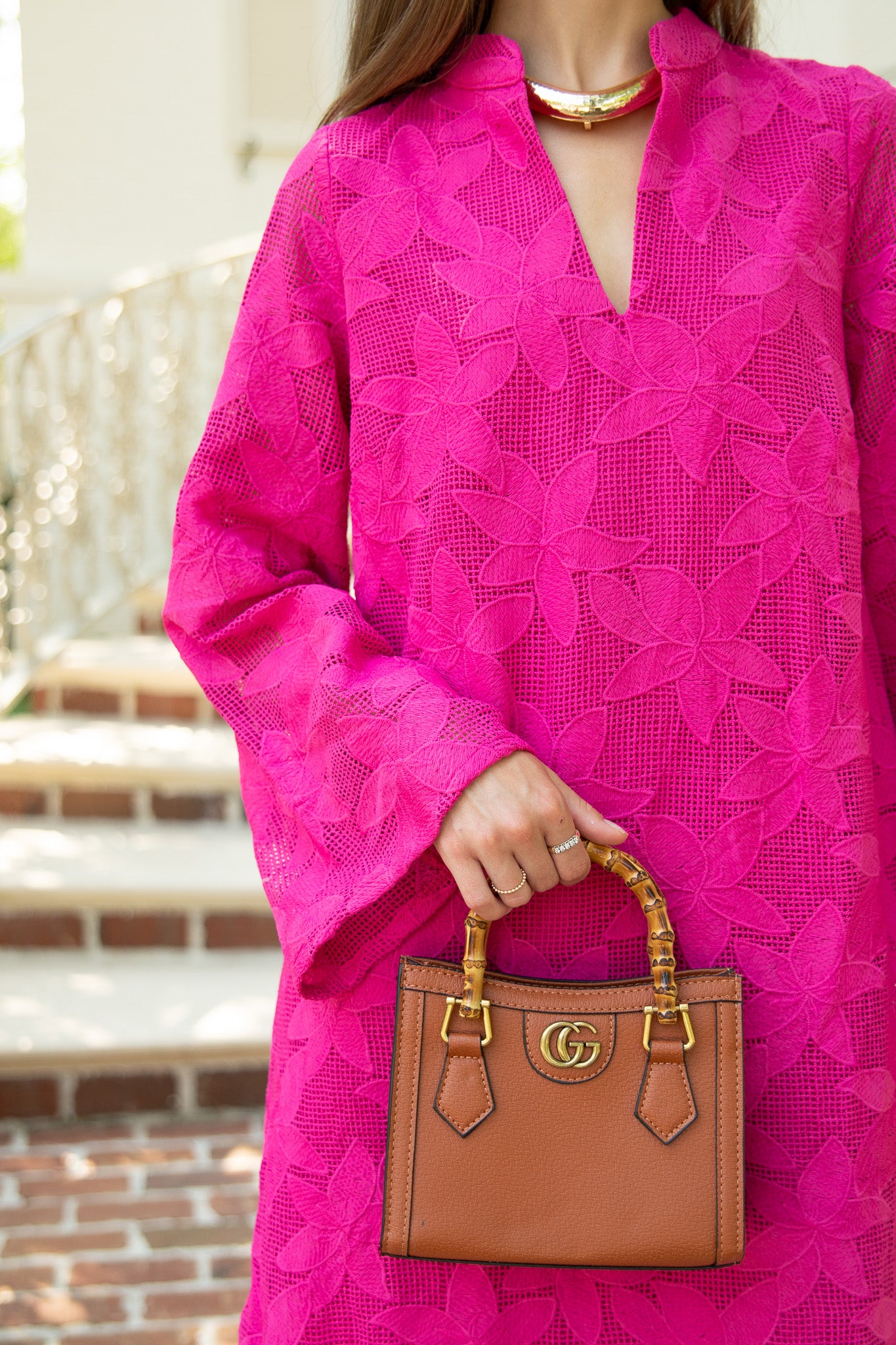 Palm Beach Caftan Midi Dress