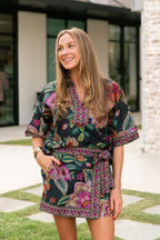 Rosalie Garden Short Sleeve Top