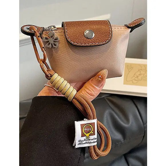 Stacy Color Block Flap Mini Wallet Bag