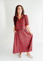 Nadine Plaid Crop Top