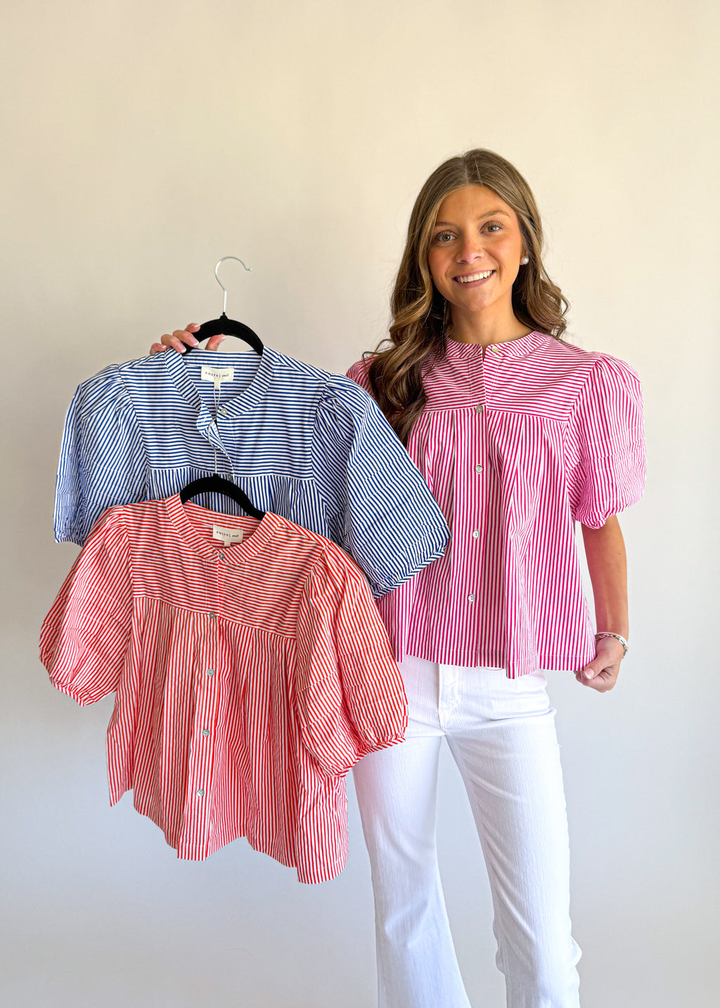 Lottie Puff Sleeve Swing Top