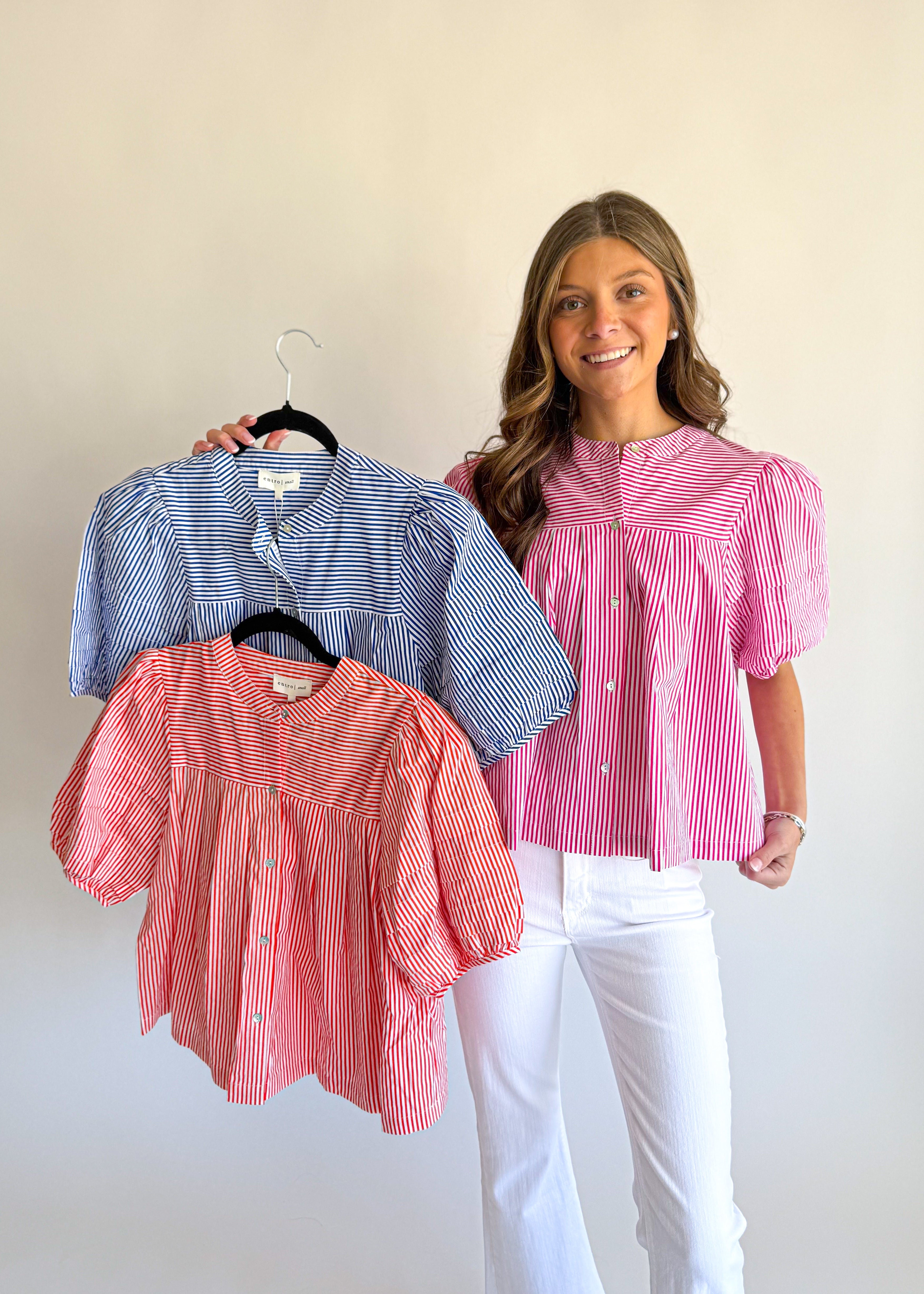 Lottie Puff Sleeve Swing Top