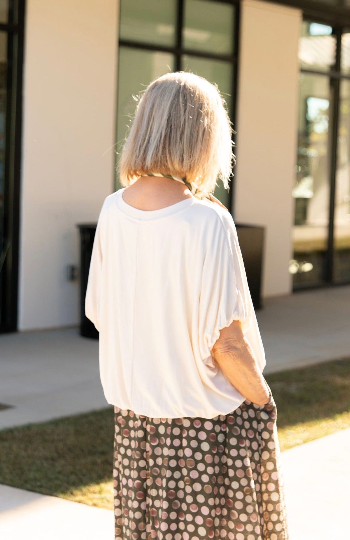 Teagan Bubble Sleeve Top