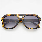 Voyager Acetate Oversized Mens Aviator Sunglasses