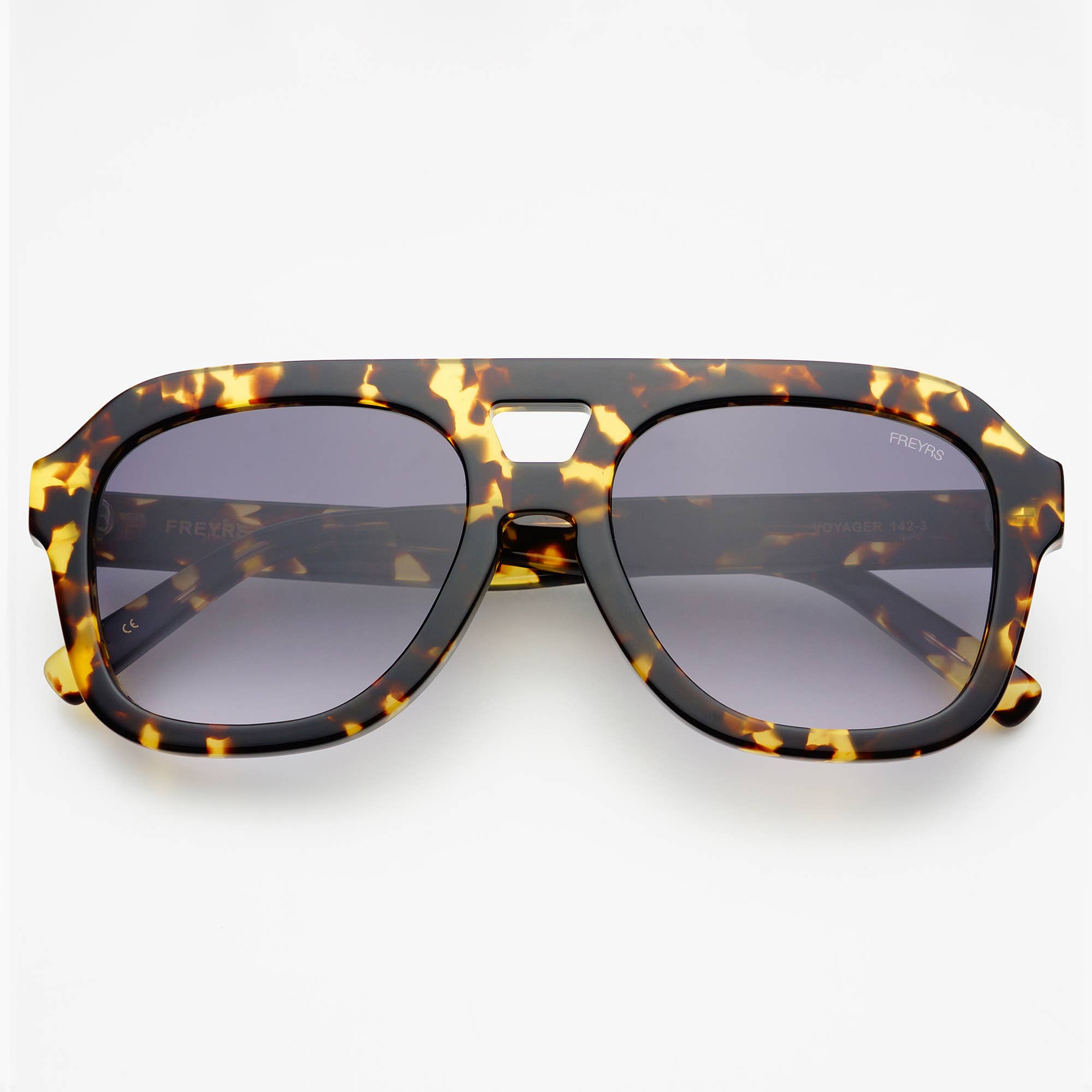 Voyager Acetate Oversized Mens Aviator Sunglasses