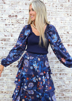 Camille Floral Sleeve Blouse