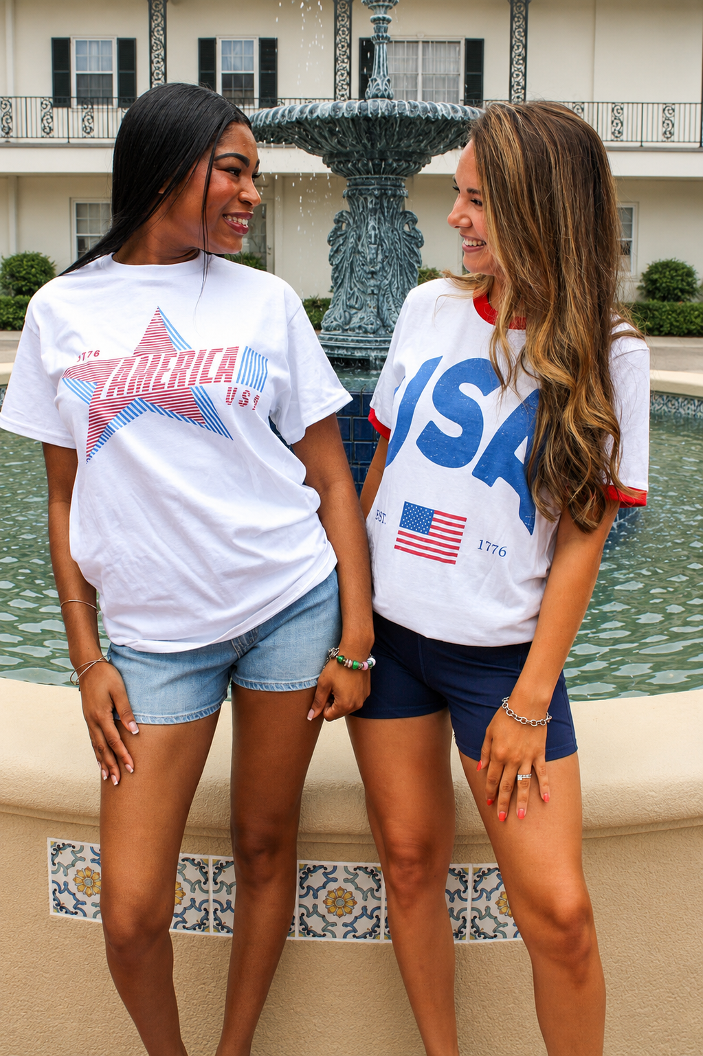 1776 America Oversized Graphic Tee