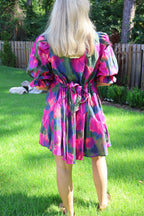 Addy Abstract Mini Dress