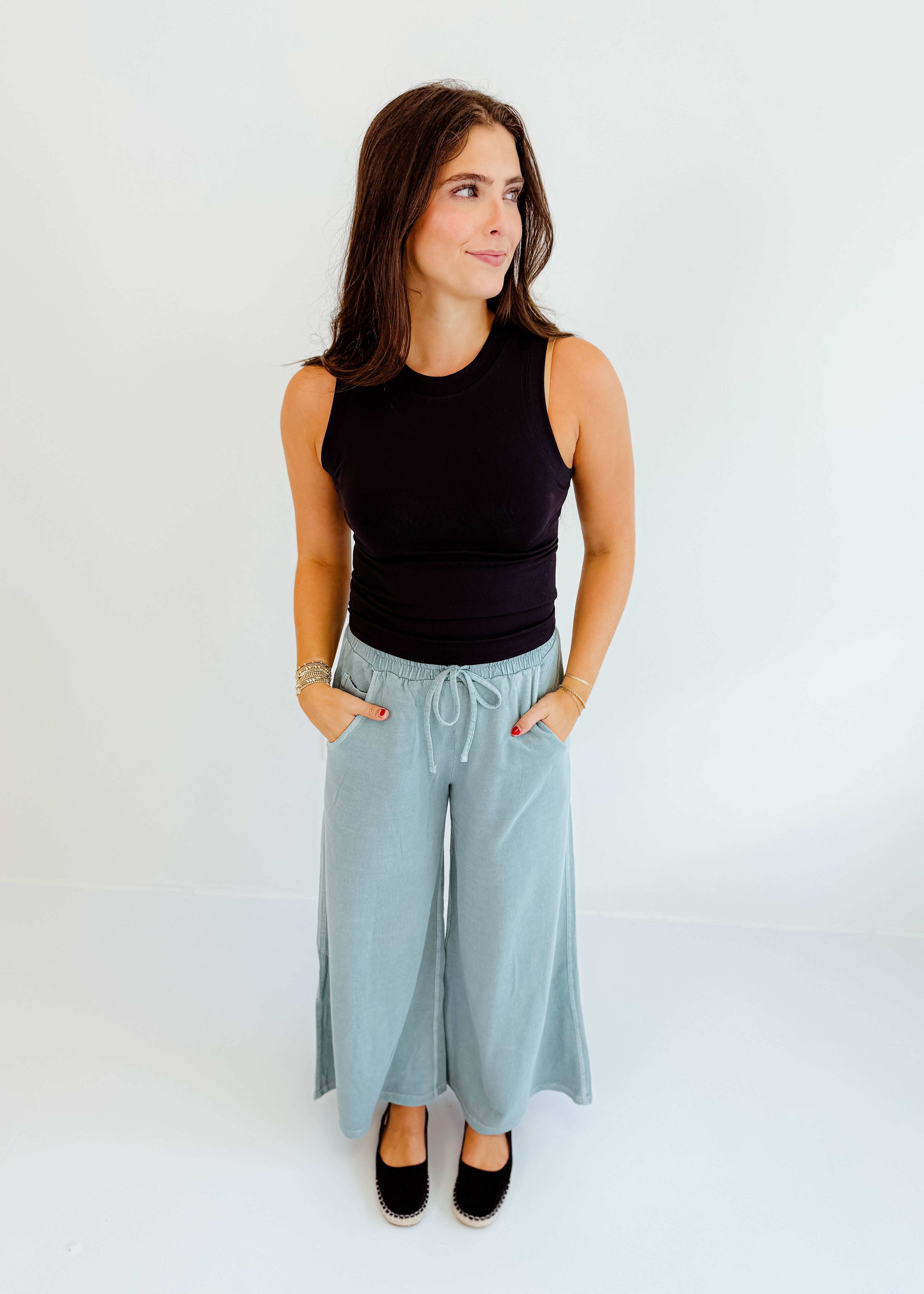 Mariana Wide-Leg Knit Pants
