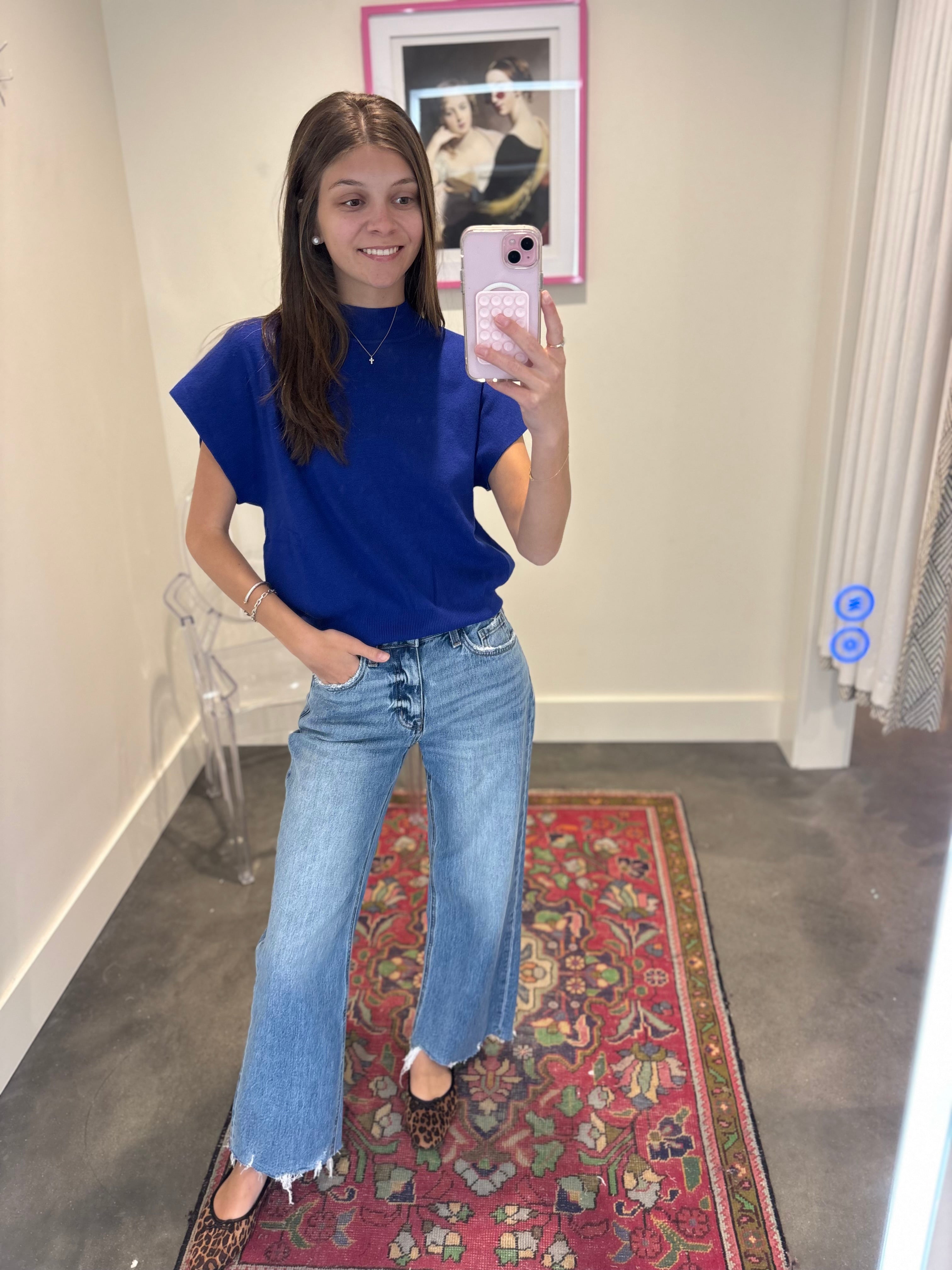 Marina Mock Neck Top