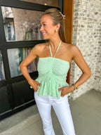 Vacation Peplum Top