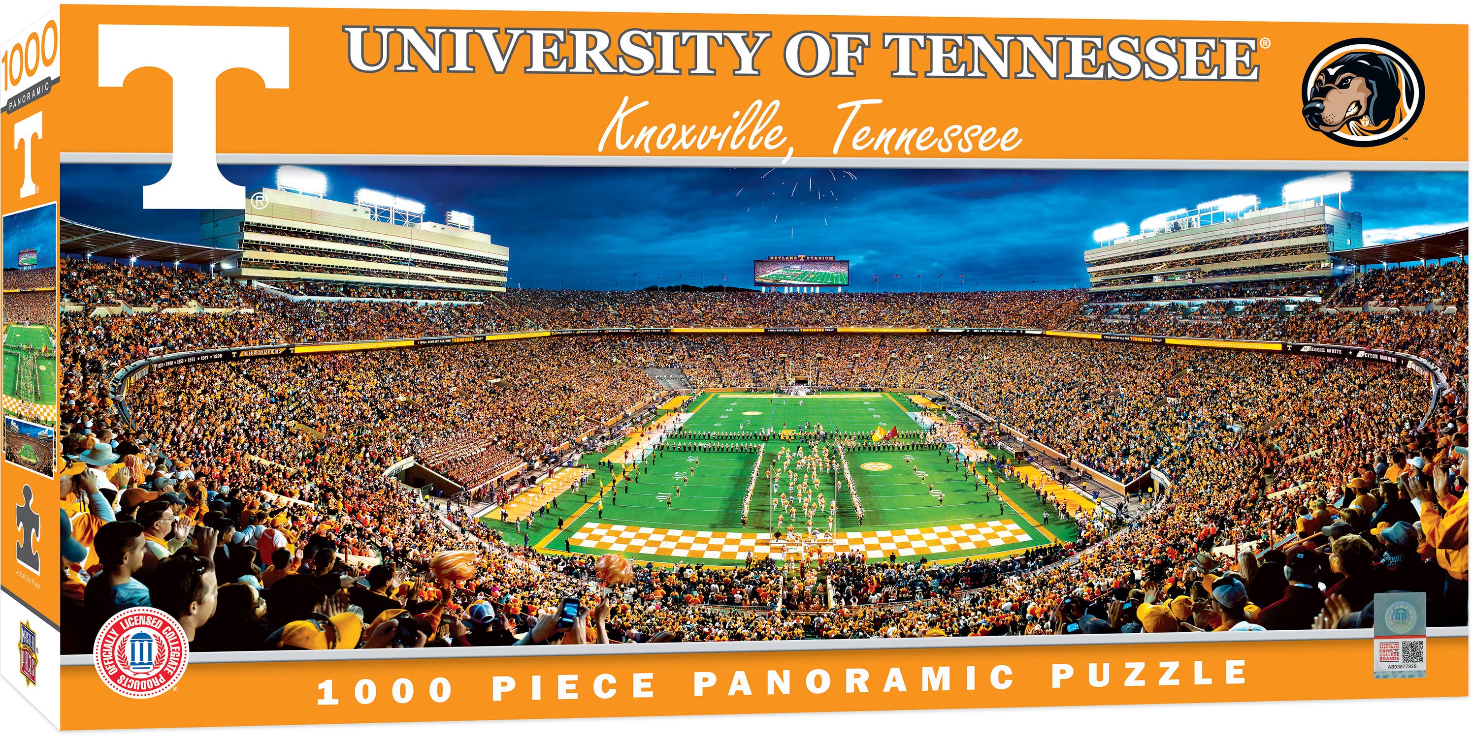 Tennessee Volunteers - 1000 pc Panoramic Puzzle - End View