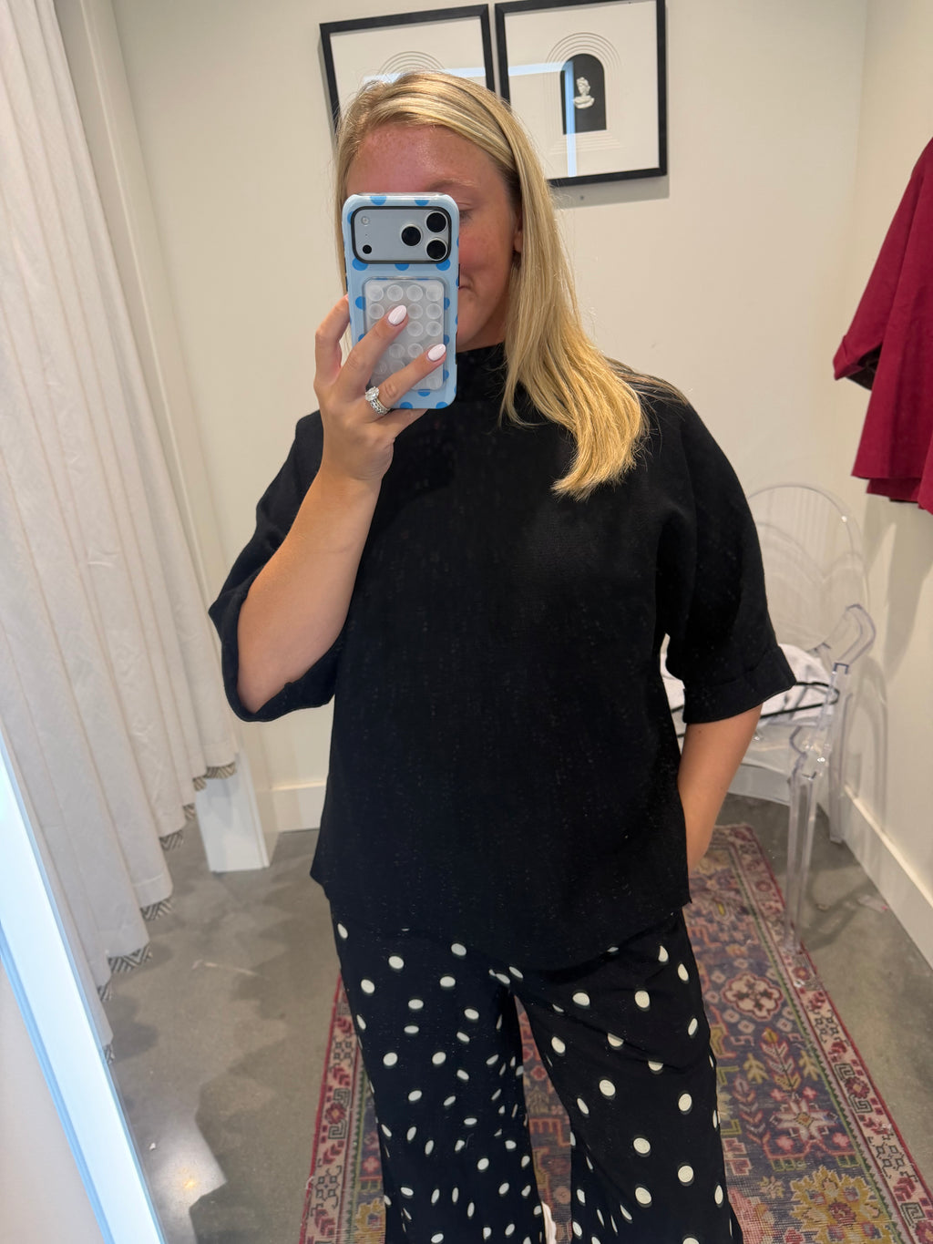 Alice Draped Edge Top