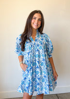 Posie Floral Swing Mini Dress