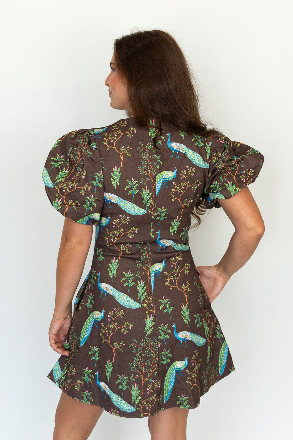 Bellewood Garden Puff Sleeve Mini Dress