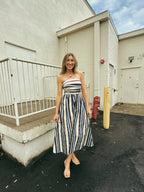 Channing Striped Maxi Dress