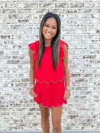 Scarlett Scalloped Skort