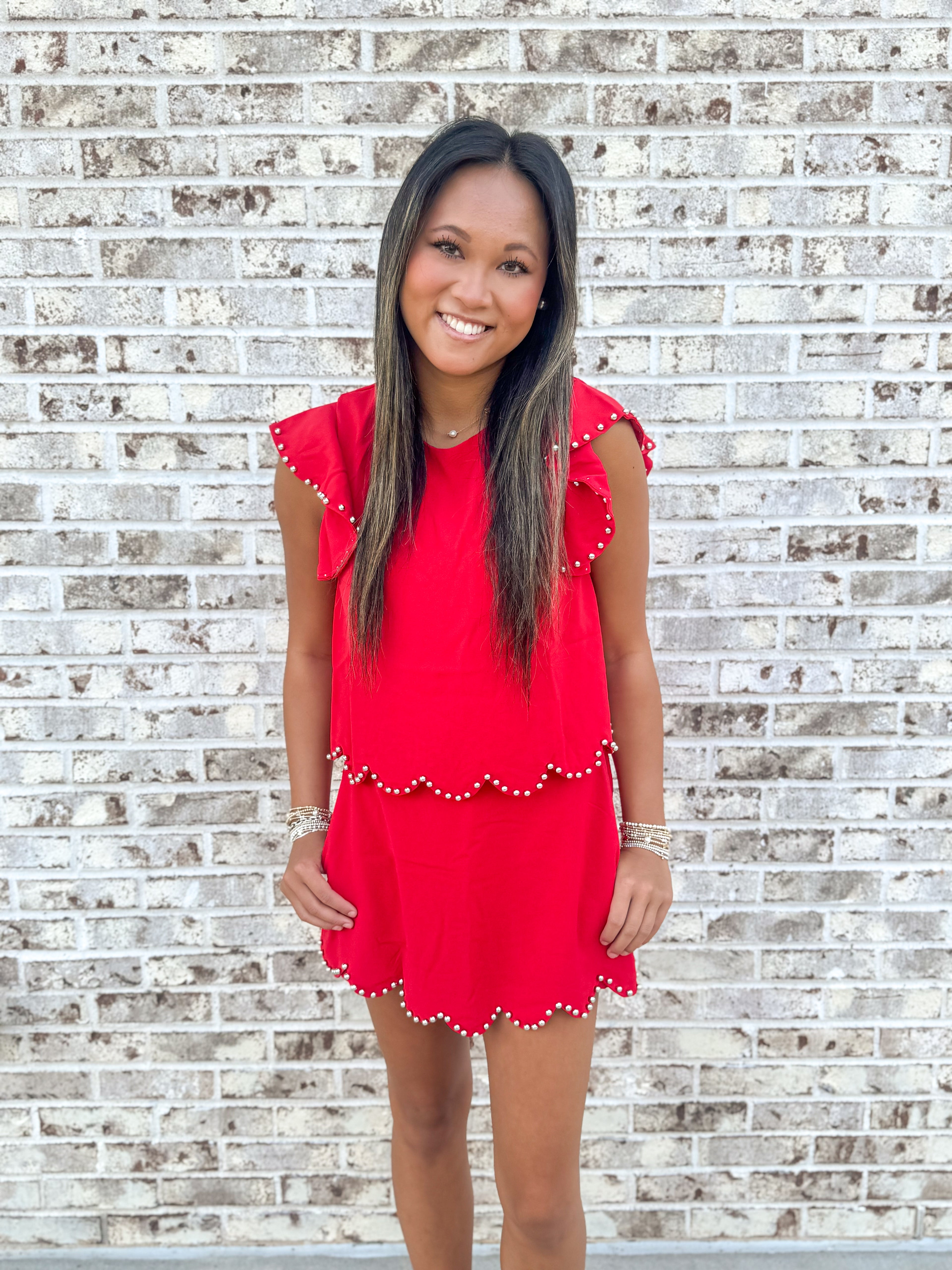Scarlett Scalloped Skort