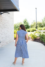 Martha Stripe Shirtdress