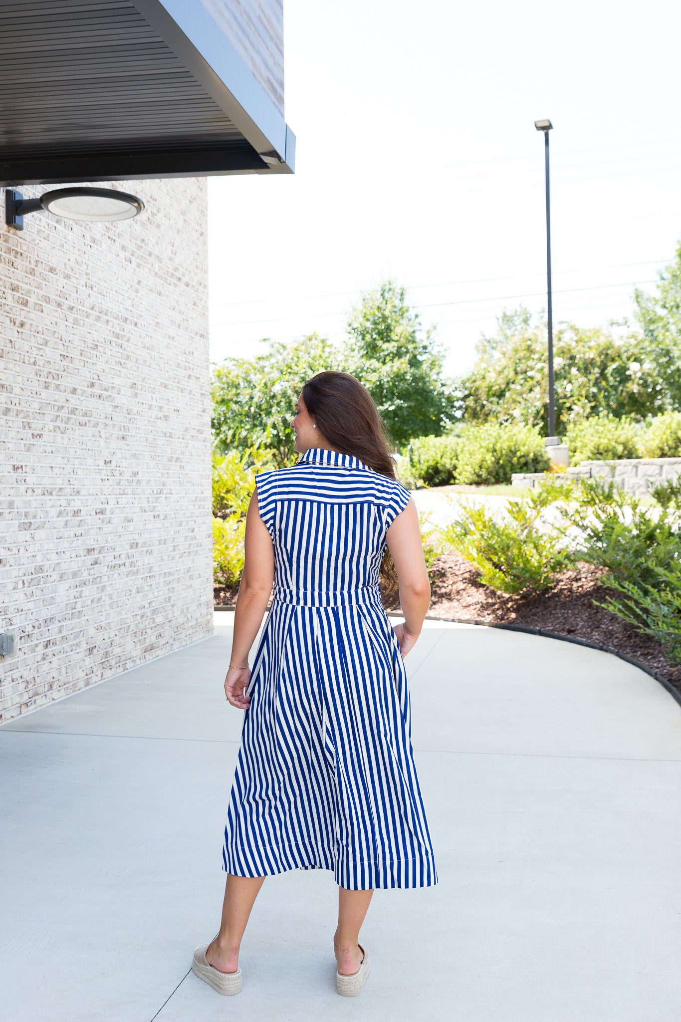 Martha Stripe Shirtdress