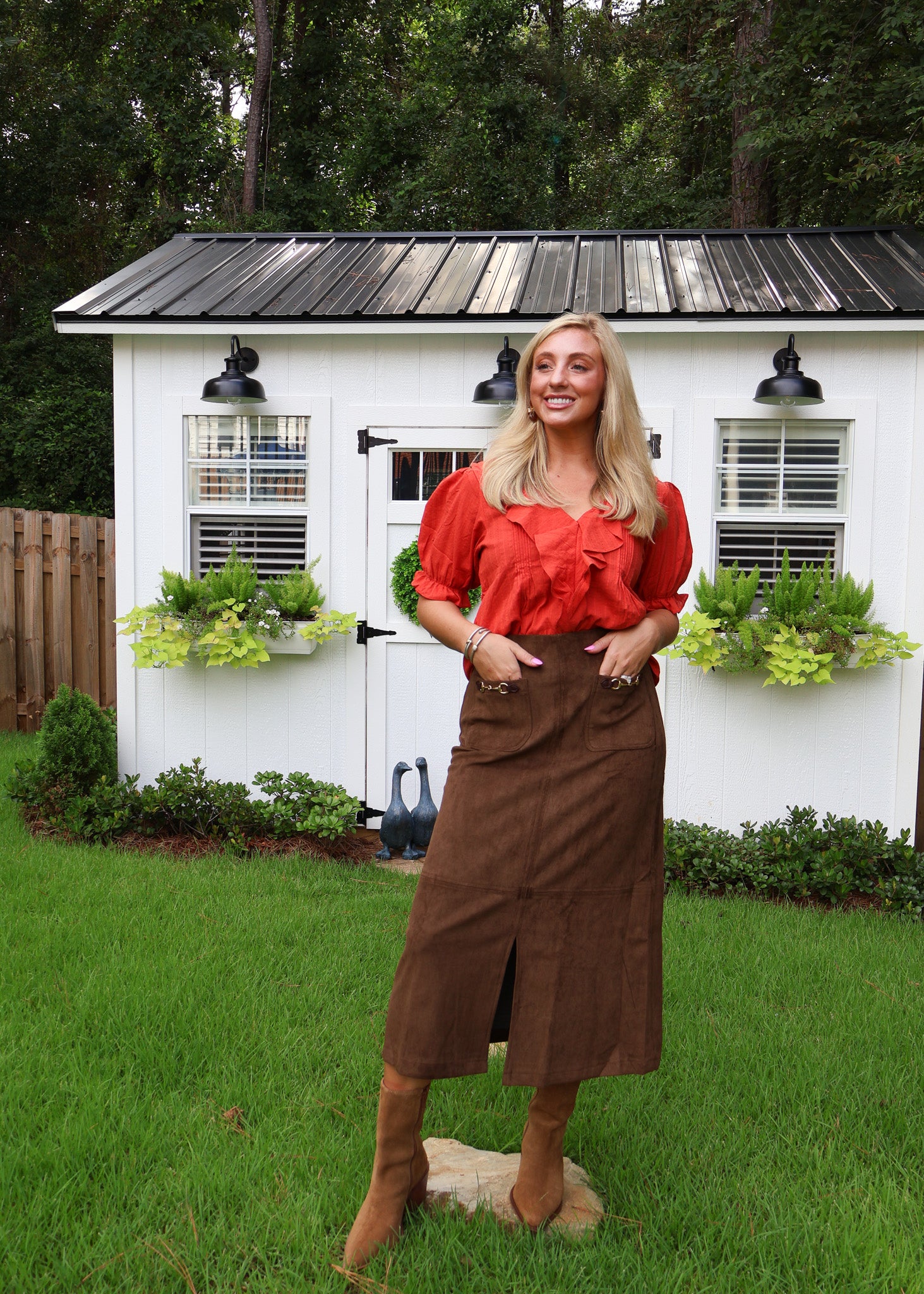 Sterling Classic Midi Skirt