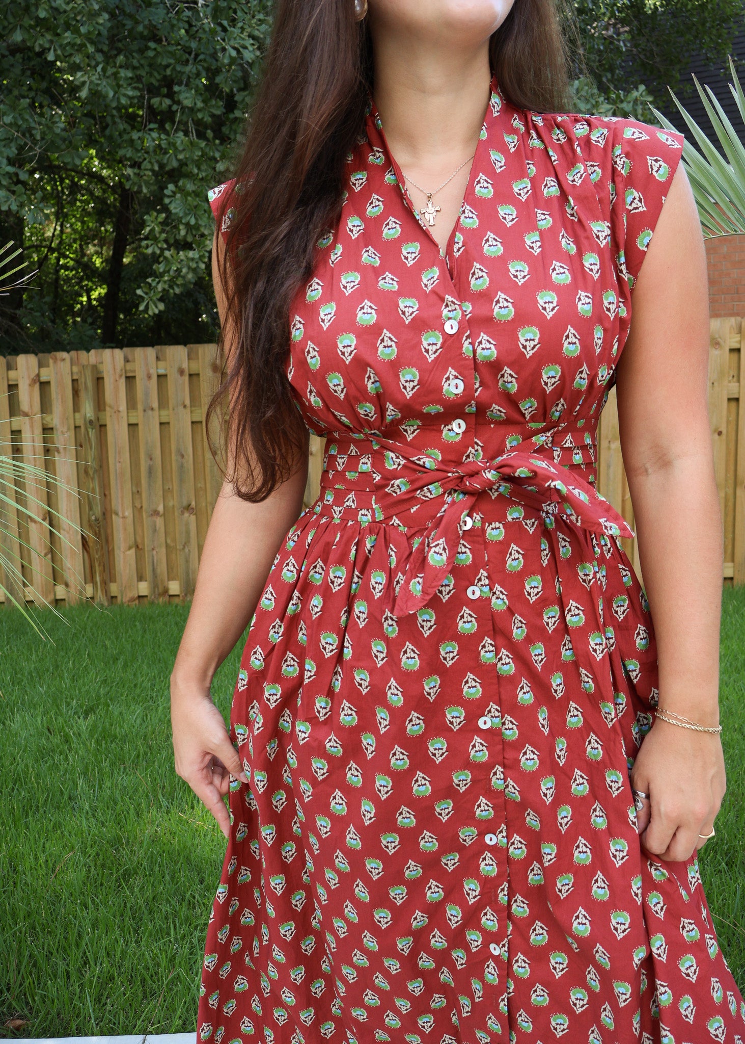 Thalia Flare Midi Dress