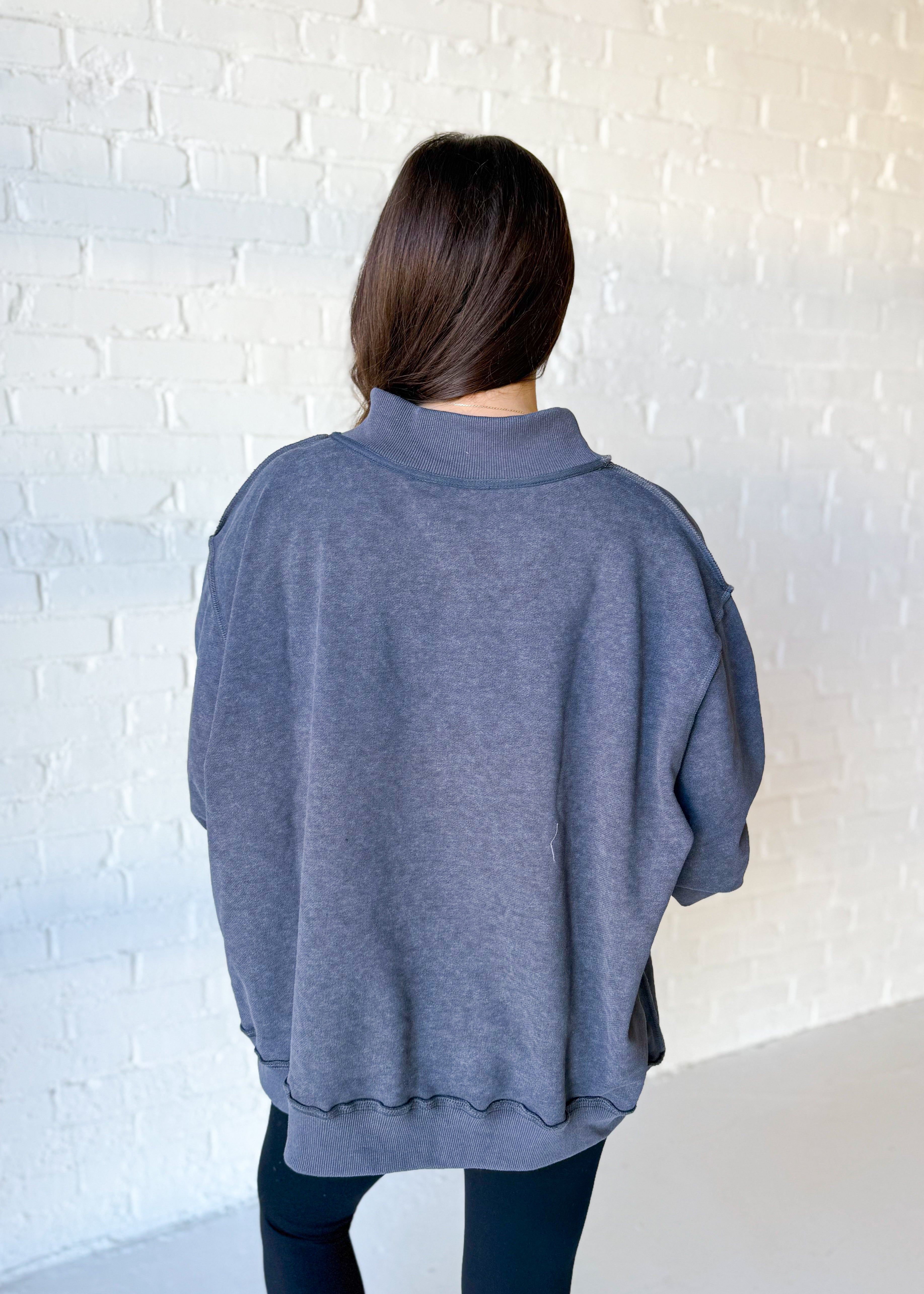 Vintage Wash Oversized Sweatshirt