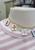 Mahjong Tile Charm Necklace