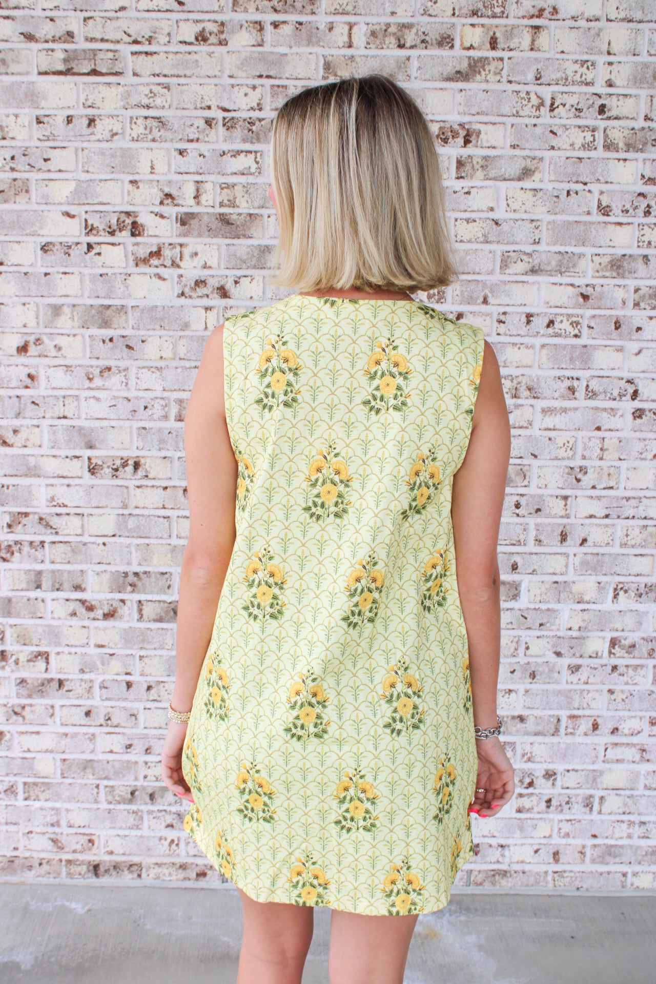 Hannah Floral Sleeveless Mini Dress