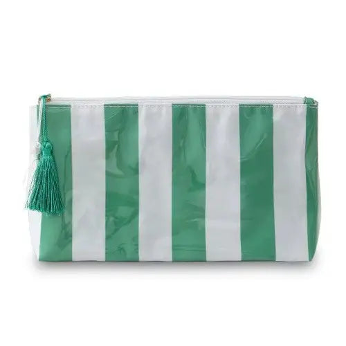 Valencia Stripe Tassel Cosmetic Pouch