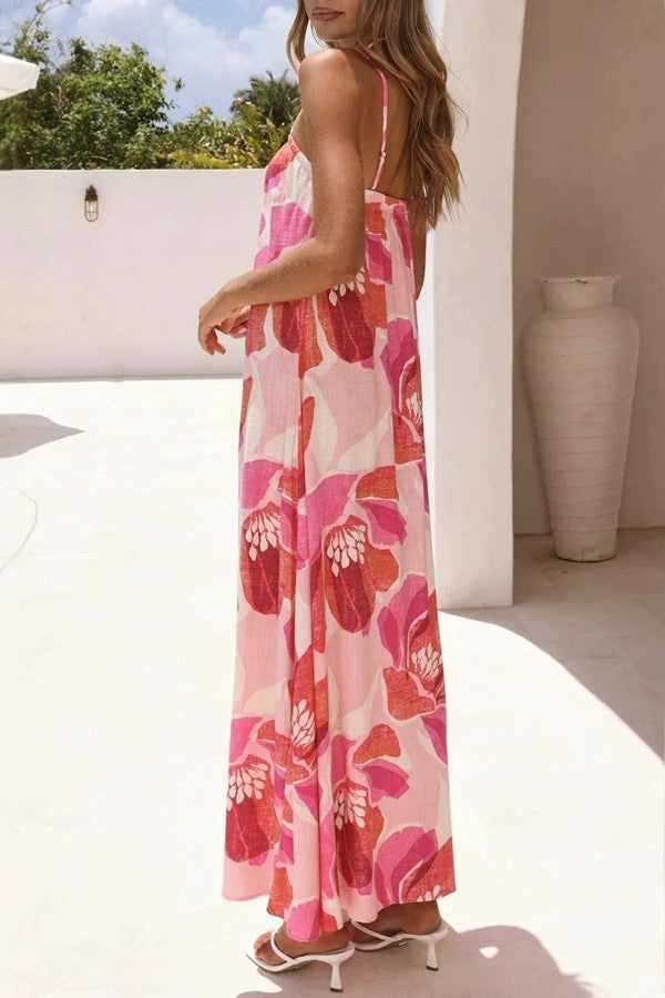 Maribel Sunset Bloom Maxi Dress