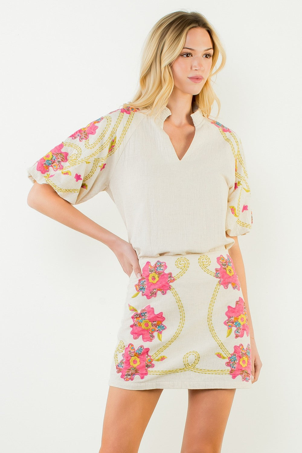 Vivienne Bubble Sleeve Top