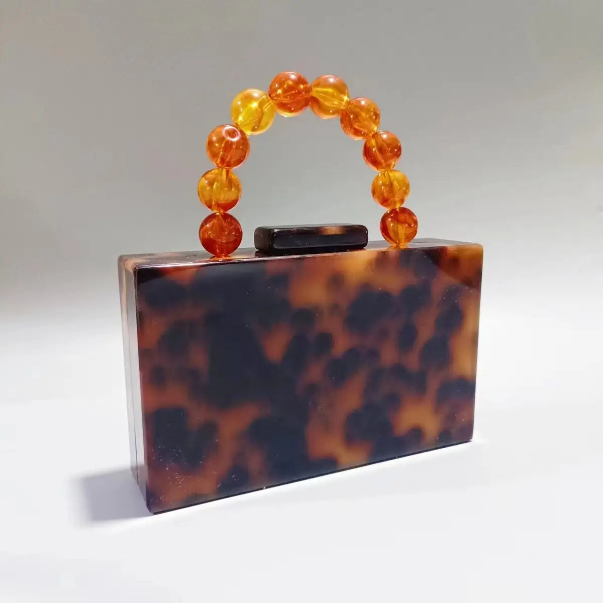 Gemma Acrylic Beaded Wristlet