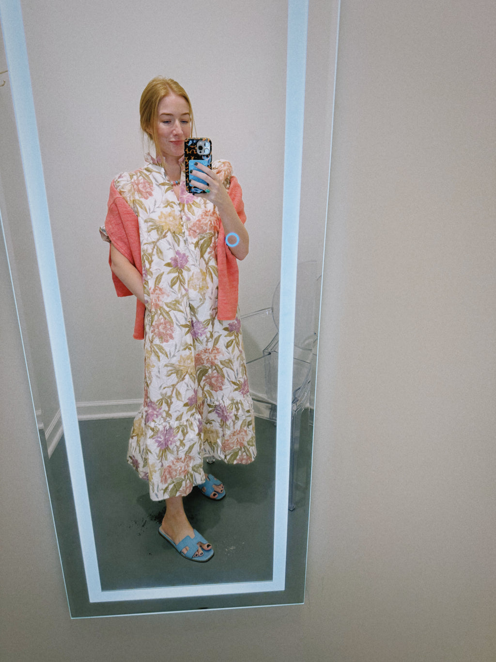 Bloomfield Floral Tiered Midi Dress