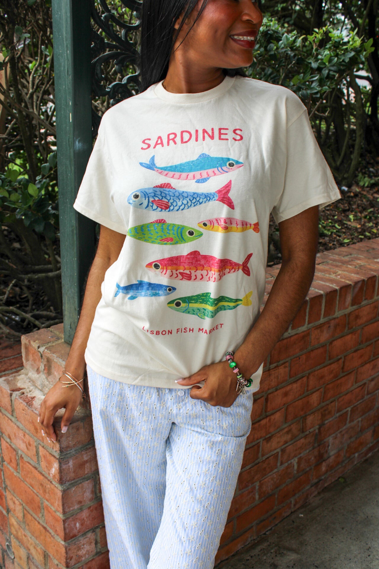 Lisbon Fish Market Oversized Graphic Tee