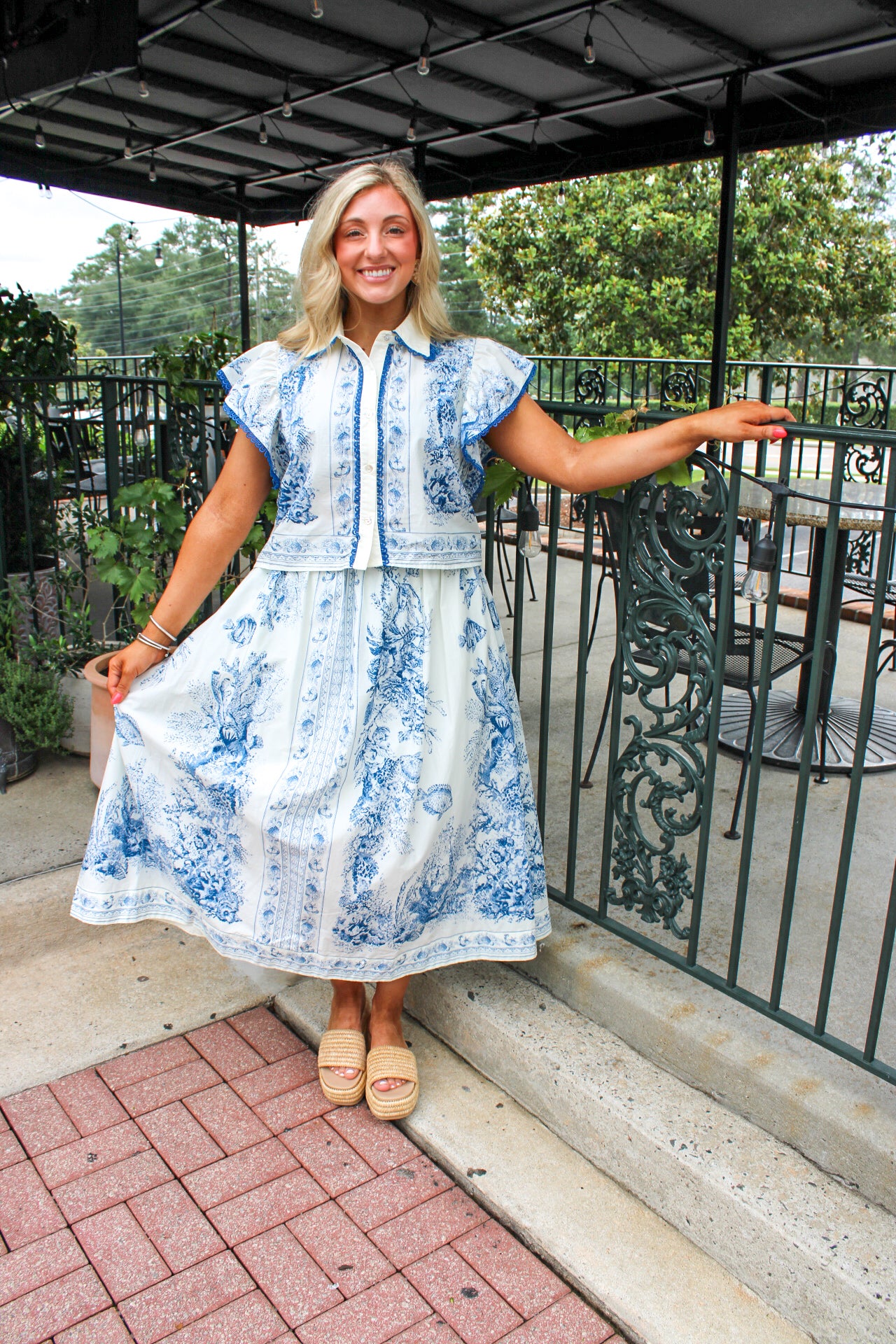 Nantucket Floral Blouse