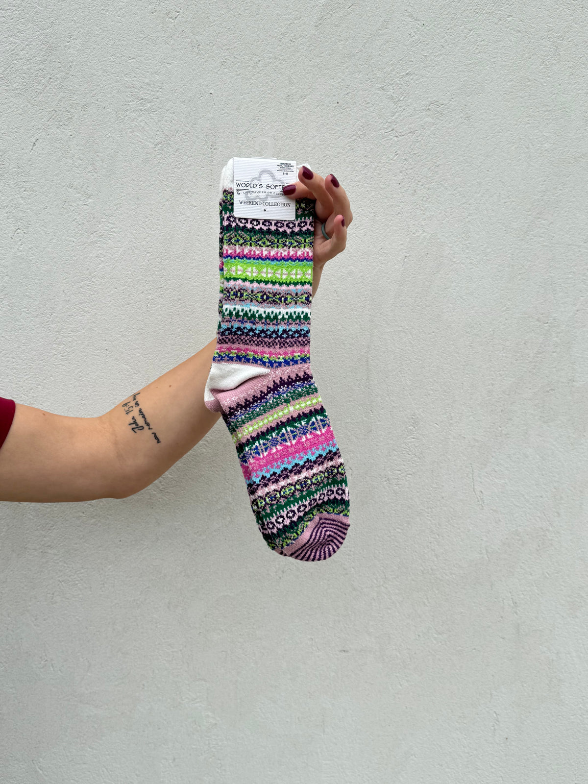 Weekend Holiday Crew Socks