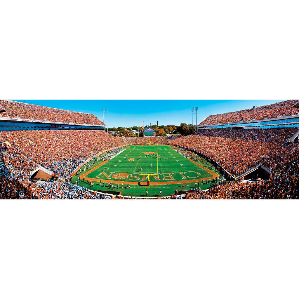 Clemson Tigers - 1000 Piece Panoramic Puzzle - End View