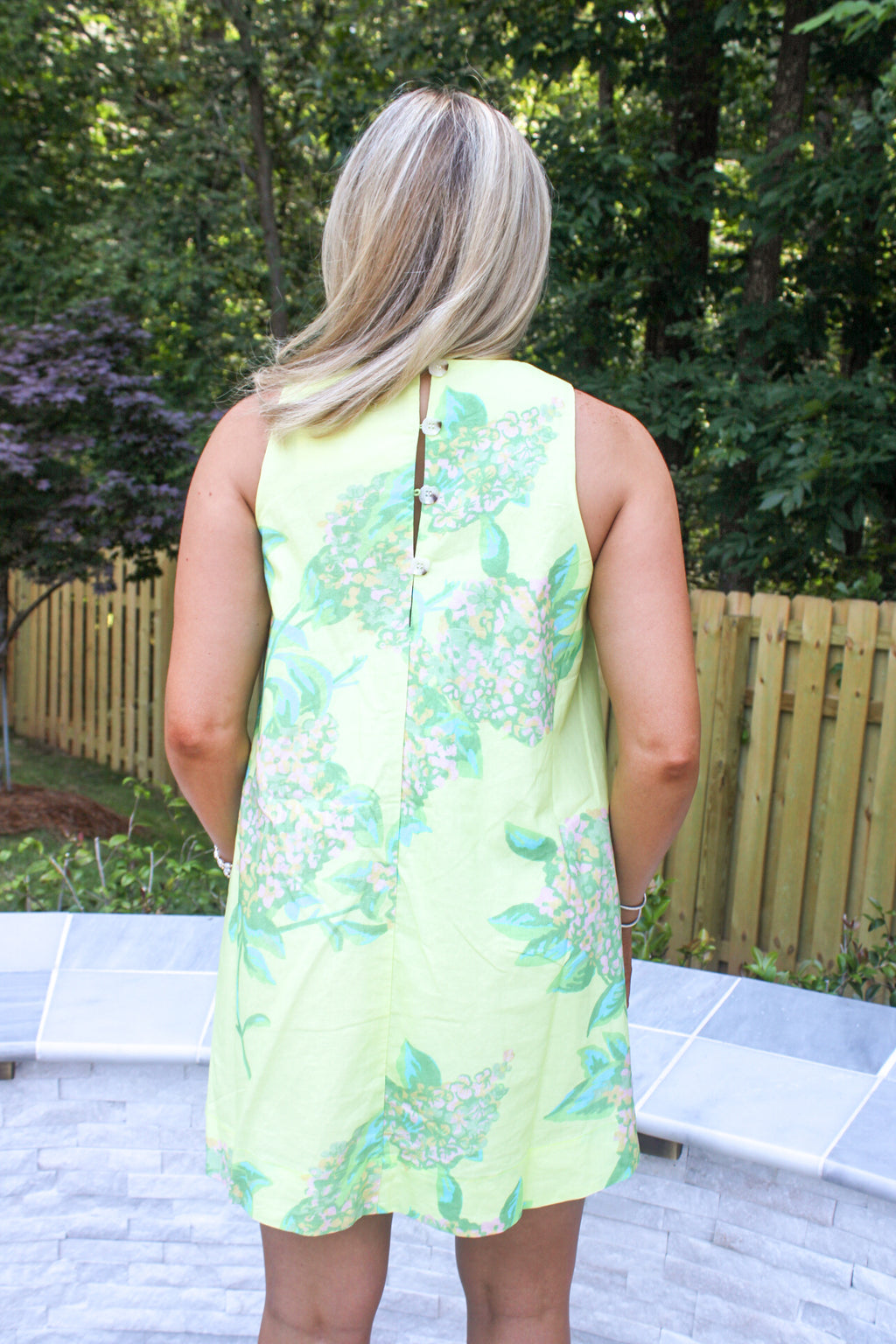 Savannah Hydrangea Swing Dress