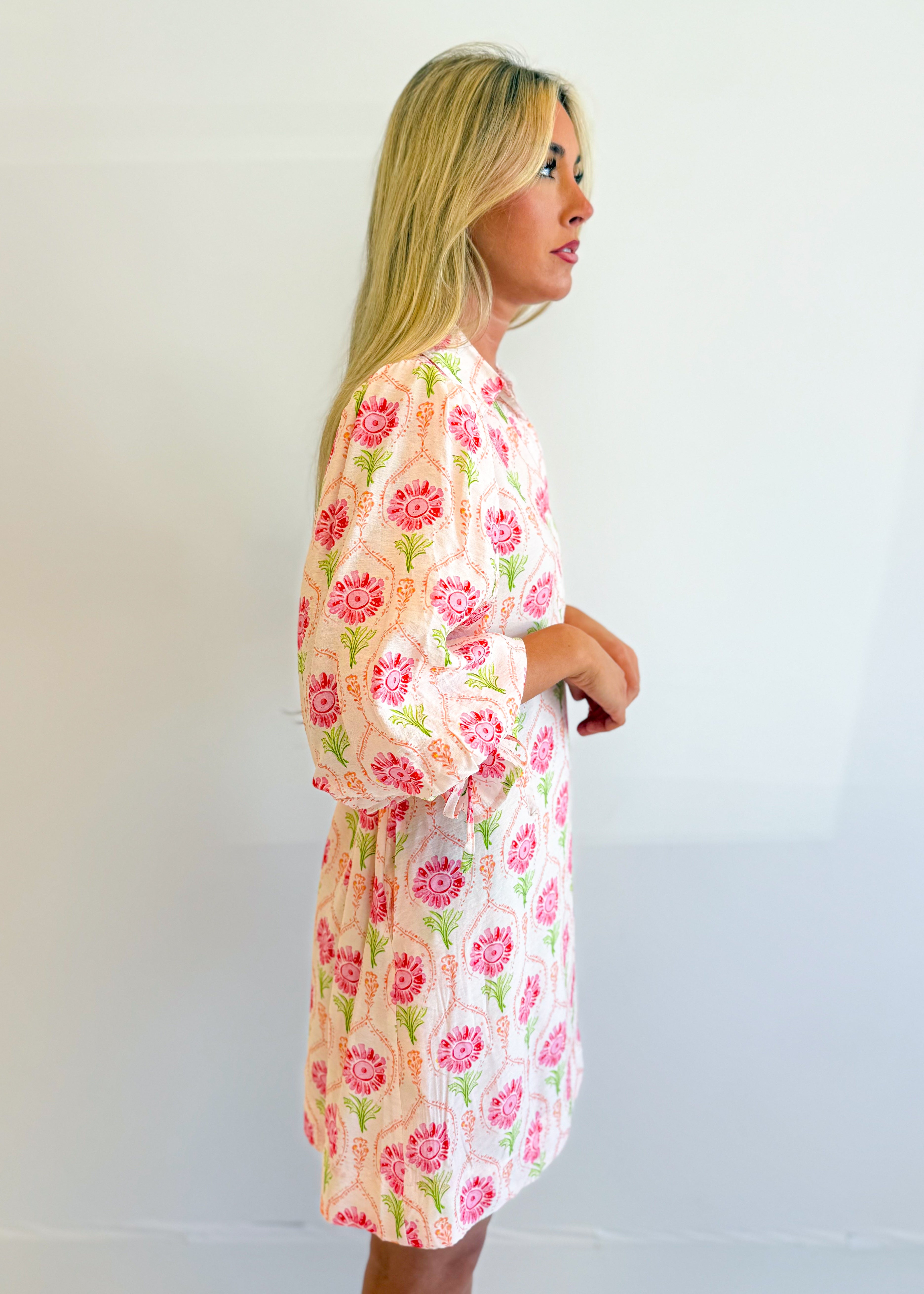 Naomi Relaxed Sleeve Mini Dress